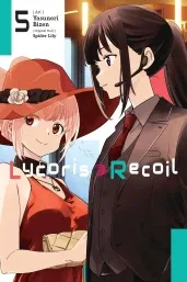 Cover of Lycoris Recoil, Vol. 5 (manga)
