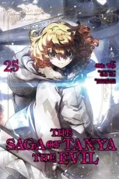 Cover of The Saga of Tanya the Evil, Vol. 25 (manga)