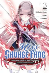 Cover of Miss Savage Fang, Vol. 3 (manga)