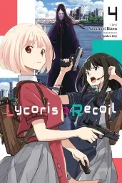Cover of Lycoris Recoil, Vol. 4 (manga)