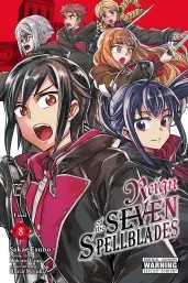 Cover of Reign of the Seven Spellblades, Vol. 8 (manga)