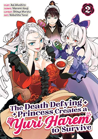 Cover of The Death Defying Princess Creates a Yuri Harem to Survive Vol. 2