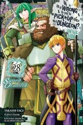 Cover of Is It Wrong to Try to Pick Up Girls in a Dungeon? On the Side: Sword Oratoria, Vol. 28 (manga)