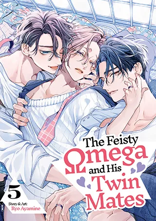 Cover of The Feisty Omega and His Twin Mates Vol. 5