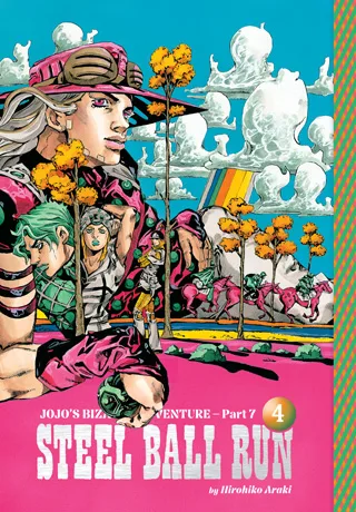 Cover of JoJo’s Bizarre Adventure: Part 7--Steel Ball Run, Vol. 4