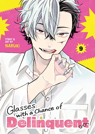 Cover of Glasses with a Chance of Delinquent Vol. 9