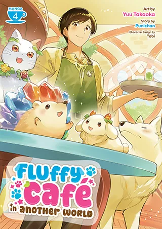 Cover of Fluffy Café in Another World (Manga) Vol. 4