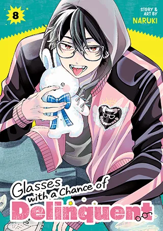 Cover of Glasses with a Chance of Delinquent Vol. 8